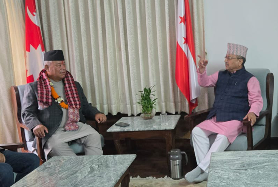 संसदीय दलका नेता आङ्देम्बे र पूर्णबहादुर खड्काबीच भेटवार्ता, के विषयमा भयो छलफल ?