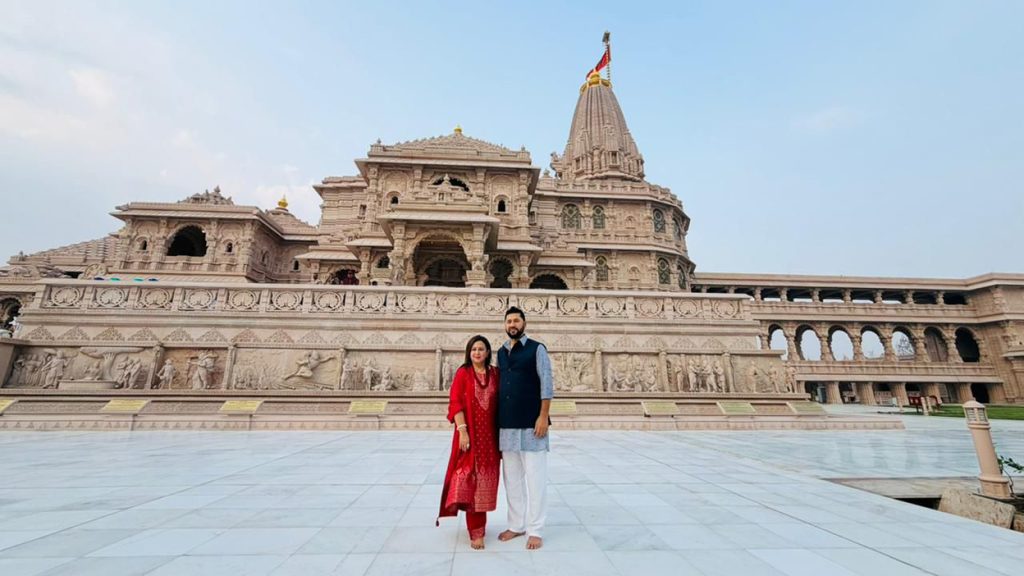 रास्वपा सभापति रवि लामिछाने अयोध्यामा