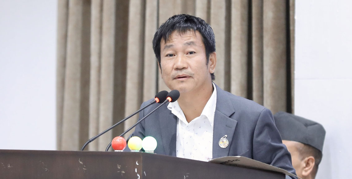 विदेशी ऋण लिएर विकास गर्नेभन्दा स्वदेशी स्रोत र श्रममा आधारित अर्थतन्त्र निर्माण गर्नुपर्छ : हर्क साम्पाङ